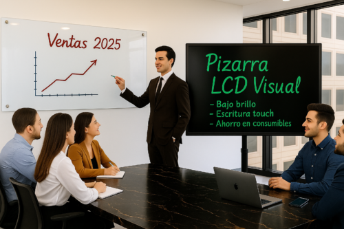 PIZARRA LCD VISUAL OFICINA